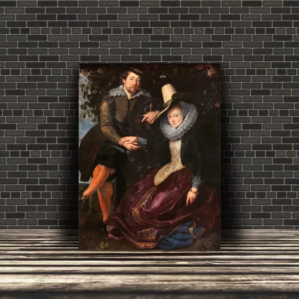 Lord-ul și Doamna - Ruben și Isabella Brant - Tablou Canvas Cuplu Personalizat PortreteRegale.ro