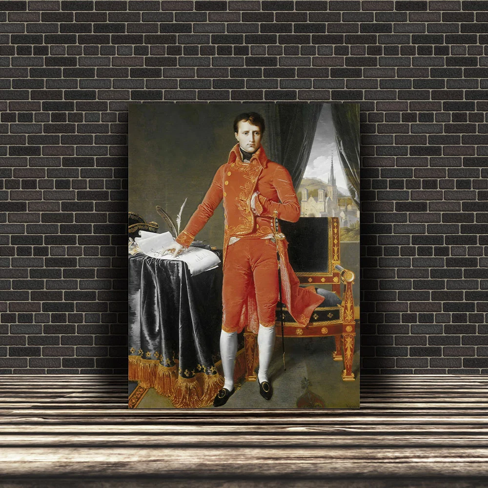 Primul Consul Bonaparte - Tablou canvas bărbați personalizat PortreteRegale.ro