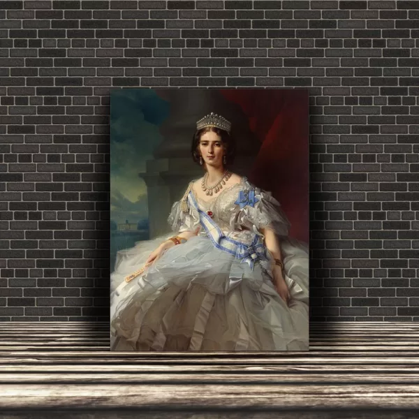 Prințesa Tatiana Alexandrovna, 1858 - Tablou Canvas Femei Personalizat PortreteRegale.ro