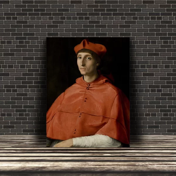 Portretul unui Cardinal - Tablou canvas bărbați personalizat PortreteRegale.ro